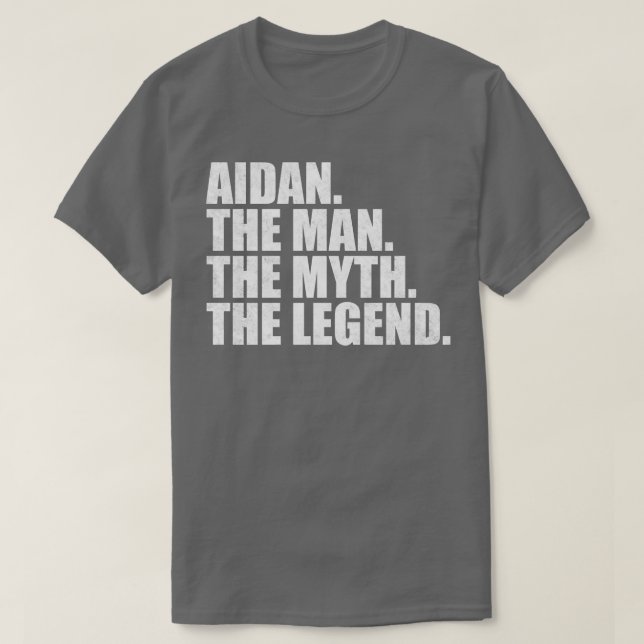 AidanAidan Name Aidan given name T-Shirt (Design Front)