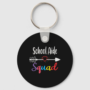 Aide Squad Fun Back To School Teacher Supplies Key Ring
