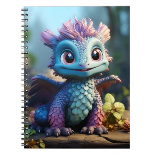 Aiden, a Whimsical Dragon Notebook