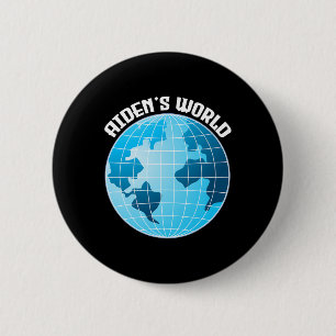 Aidenacesarmy fight against cancer Aiden’s world  6 Cm Round Badge