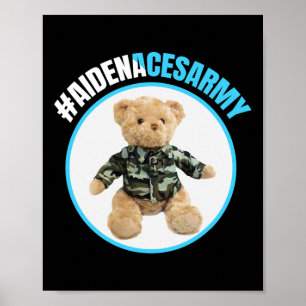 Aidenacesarmy Fight Against Cancer Leukaemia Aiden Poster