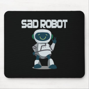 Aidenacesarmy fight against cancer sad robot Aiden Mouse Mat