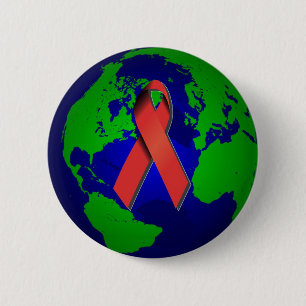 AIDS Awareness for All 6 Cm Round Badge