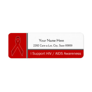AIDS Awareness Hope Faith Suppot Return Address