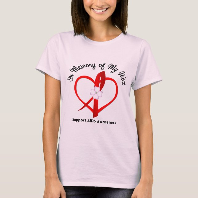 AIDS In Memory of My Niece T-Shirt (Front)