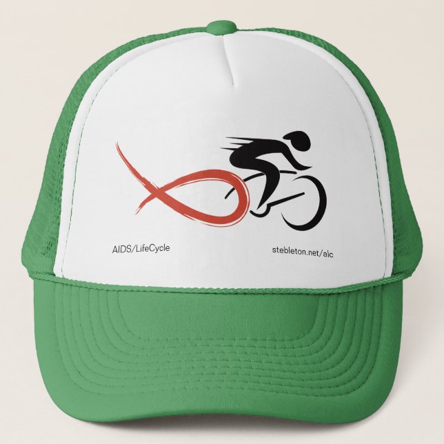 AIDS/LifeCycle trucker hat (Front)