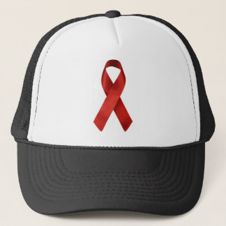 aids-ribbon trucker hat