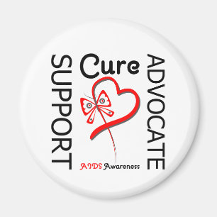 AIDS Support Advocate Cure Magnet