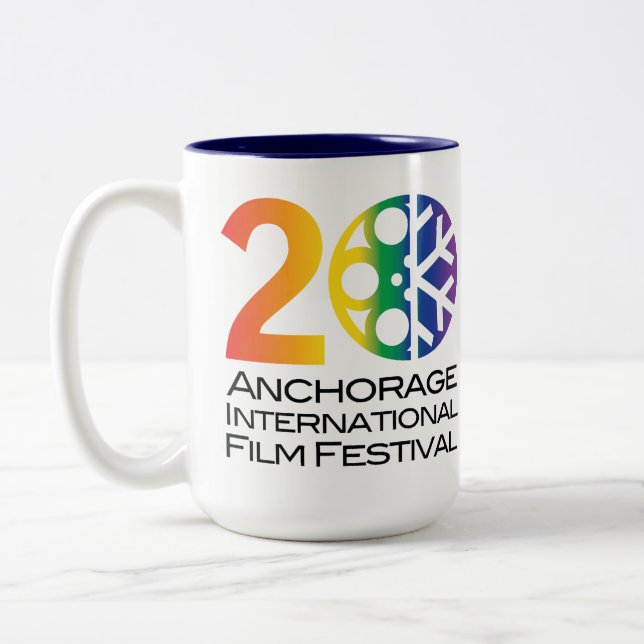 AIFF 20th Anniversary Rainbow Mug (Left)