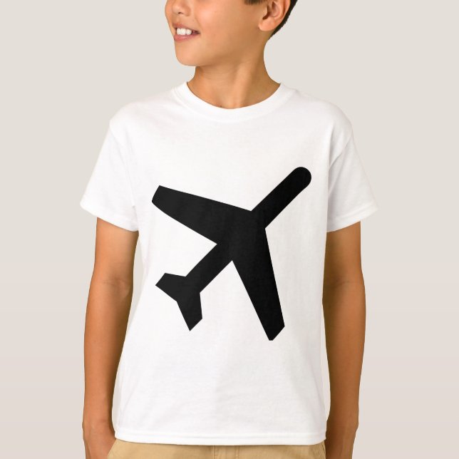AIGA Departures Sign (Aeroplane) T-Shirt (Front)