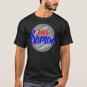 Aiga Samoa  Aiga Means Family In Samoan  Samoan De T-Shirt