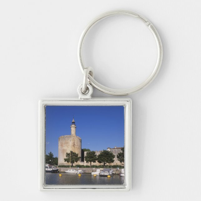 Aigues Mortes, Rhone and Sete Canal, Gard, Key Ring (Front)