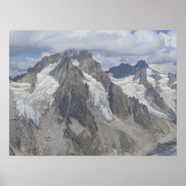 Aiguille d'Argentiere French Alps Poster (Front)
