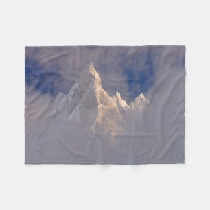 Aiguille de Blaitiere   France Fleece Blanket
