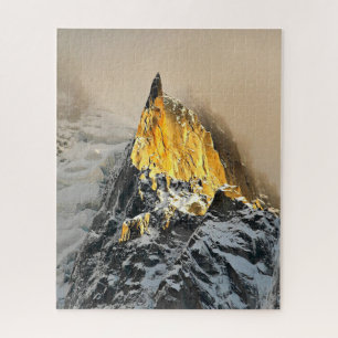 Aiguille des Deux Aigles Sunrise, Chamonix Jigsaw Puzzle