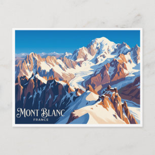 Aiguille du Midi Chamonix France Postcard