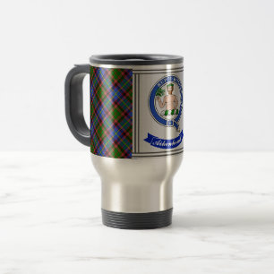 Aikenhead Clan Badge & Tartan Personalised Travel Mug