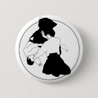 Aikido 6 Cm Round Badge
