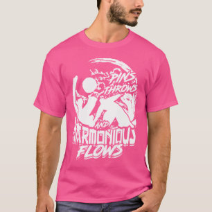 Aikido Aikidoka Pins Throws And Harmonious Flows T-Shirt