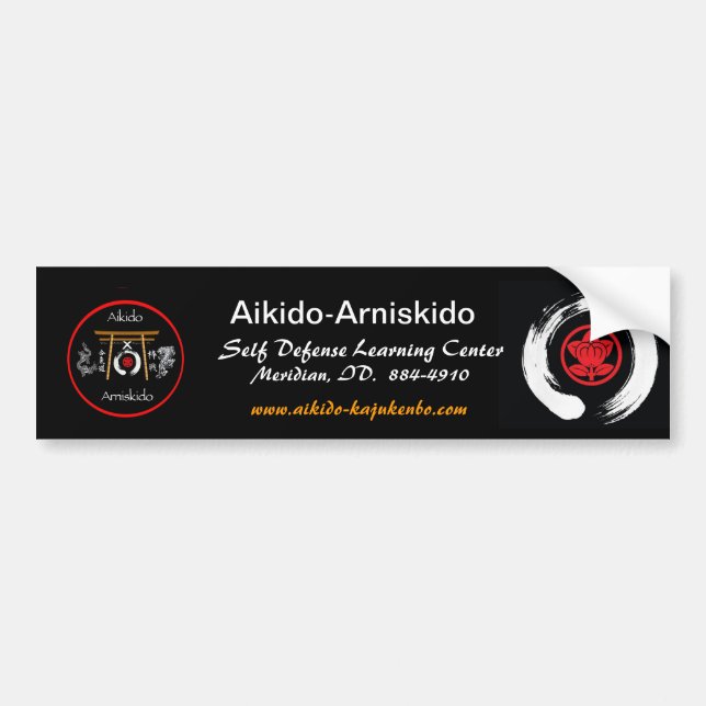 Aikido-Arniskido Bumper Sticker (Front)