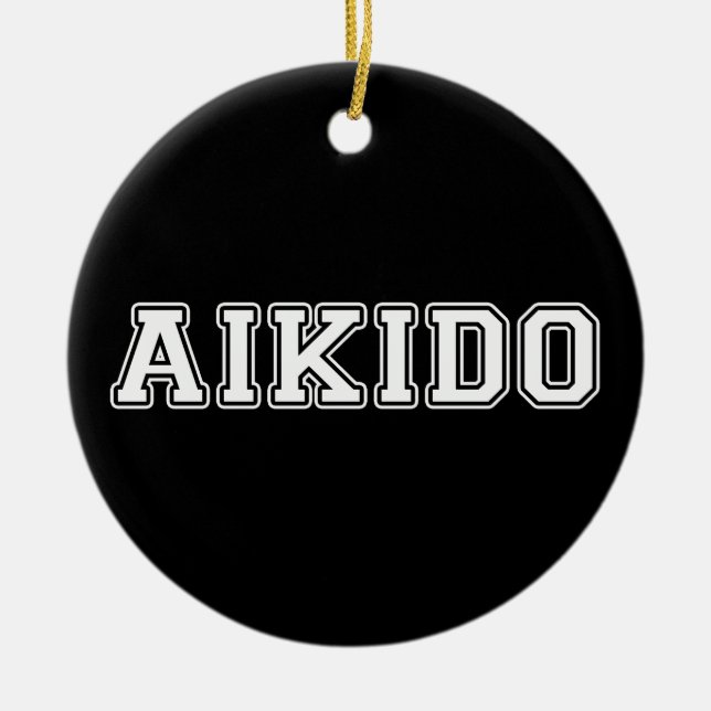 Aikido Ceramic Tree Decoration (Front)