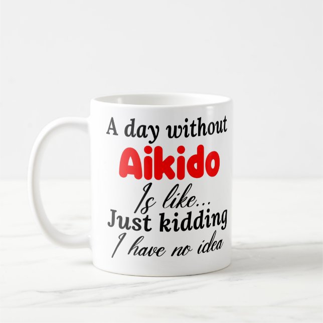 aikido coffee mug (Left)