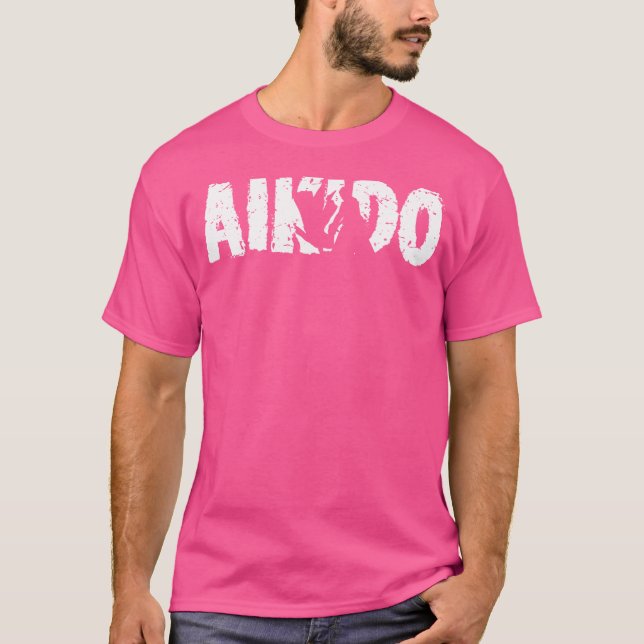 Aikido Cool Aikidoka Fan Martial Arts T-Shirt (Front)