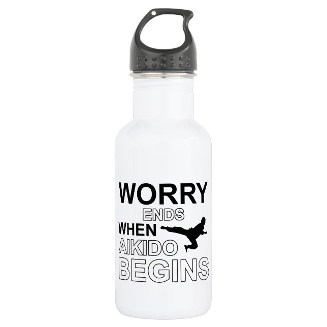 Aikido  Designs 532 Ml Water Bottle (Front)