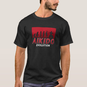 Aikido Evolution Martial Samurai Sports Fighter Ai T-Shirt