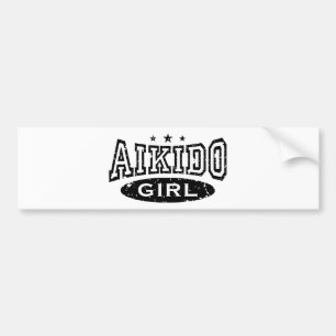 Aikido Girl Bumper Sticker