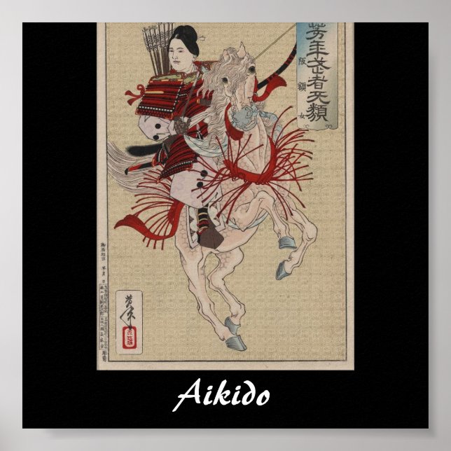 Aikido Japanese Martial Art Poster (Front)