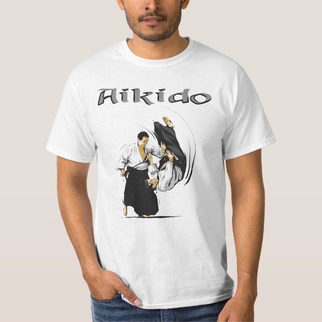Aikido Japanese Martial Art T-Shirt (Front)