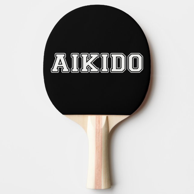 Aikido Ping Pong Paddle (Front)