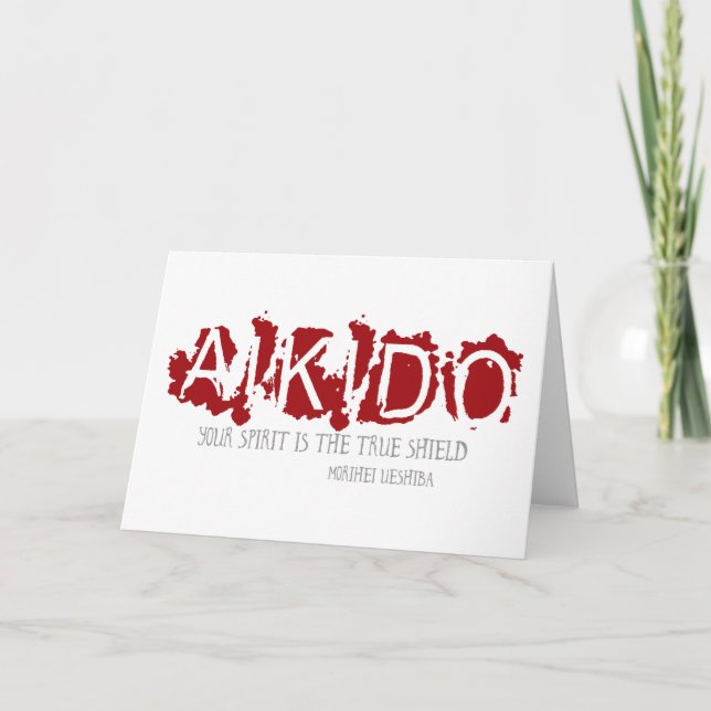 Aikido Quote Card (Front)
