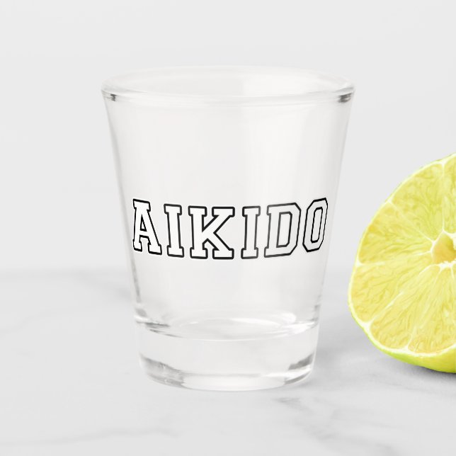 Aikido Shot Glass (Front)