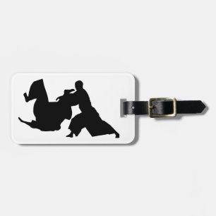 Aikido Silhouette Luggage Tag
