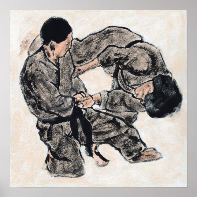 Aikido Sketch 28 Poster (Front)