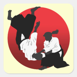 Aikido Square Sticker