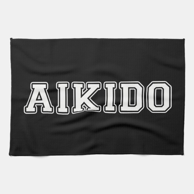 Aikido Tea Towel (Horizontal)