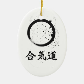 Aikido Zen Ink Ceramic Tree Decoration
