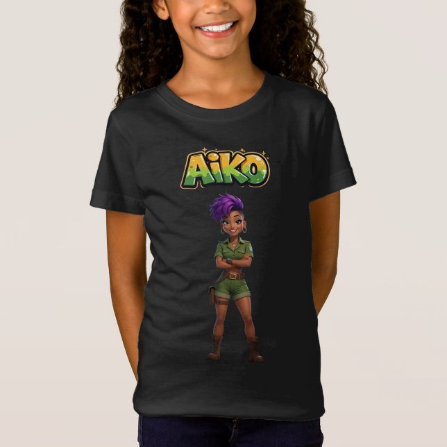 AiKo Beats™ Safari AiKo Explorer T-Shirt (Front)