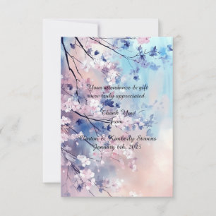 Aiko Customisable Flat Thank You Cards