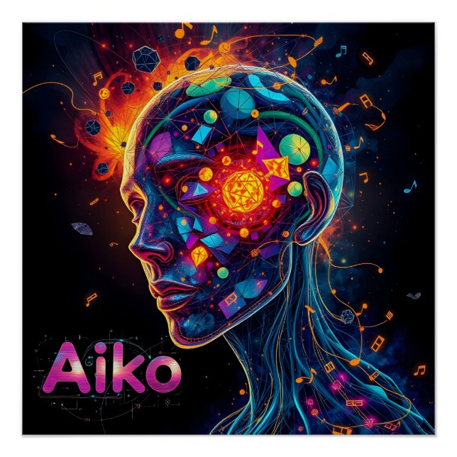 AiKo Grunge Graphic #4 Poster (Front)