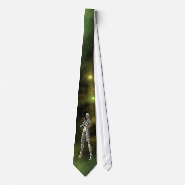 aikobot & stars tie (Front)