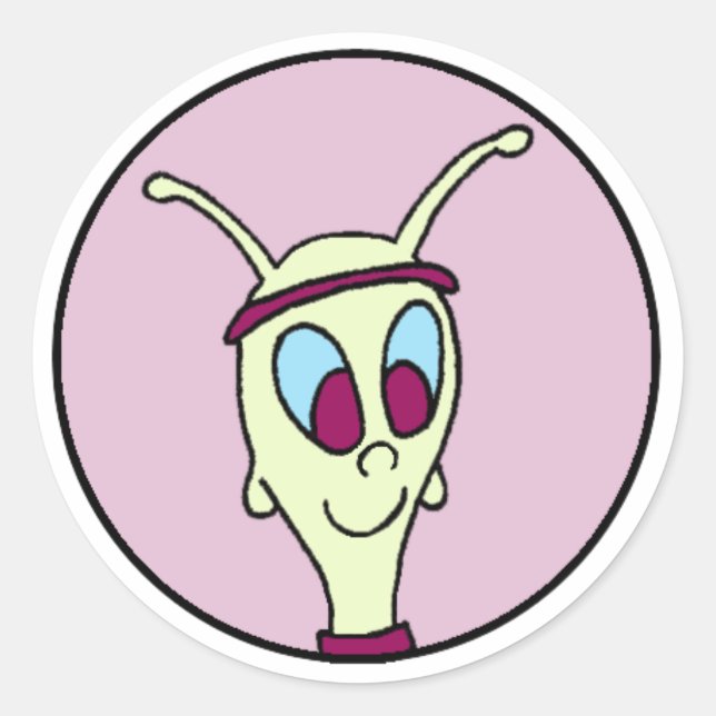 Aileen Mini Circle Sticker (Front)