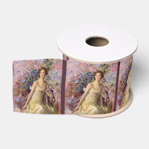 Ailsa Bruce with Villard Flowers Grosgrain Ribbon
