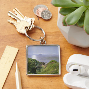 Ailsa Craig and the Isle of Arran, Scotland Key Ring