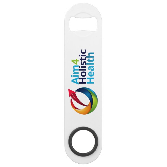 Aim 4 Holistic Health Bar Key & Bottle Opener (Front)