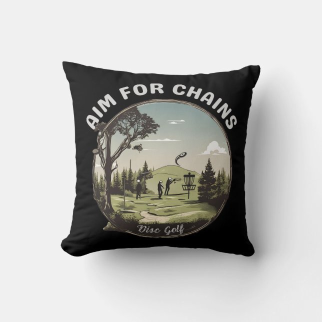 Aim For Chains Cushion (Front)