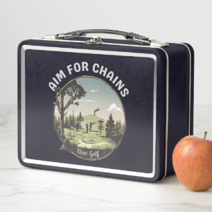 Aim For Chains Metal Lunch Box